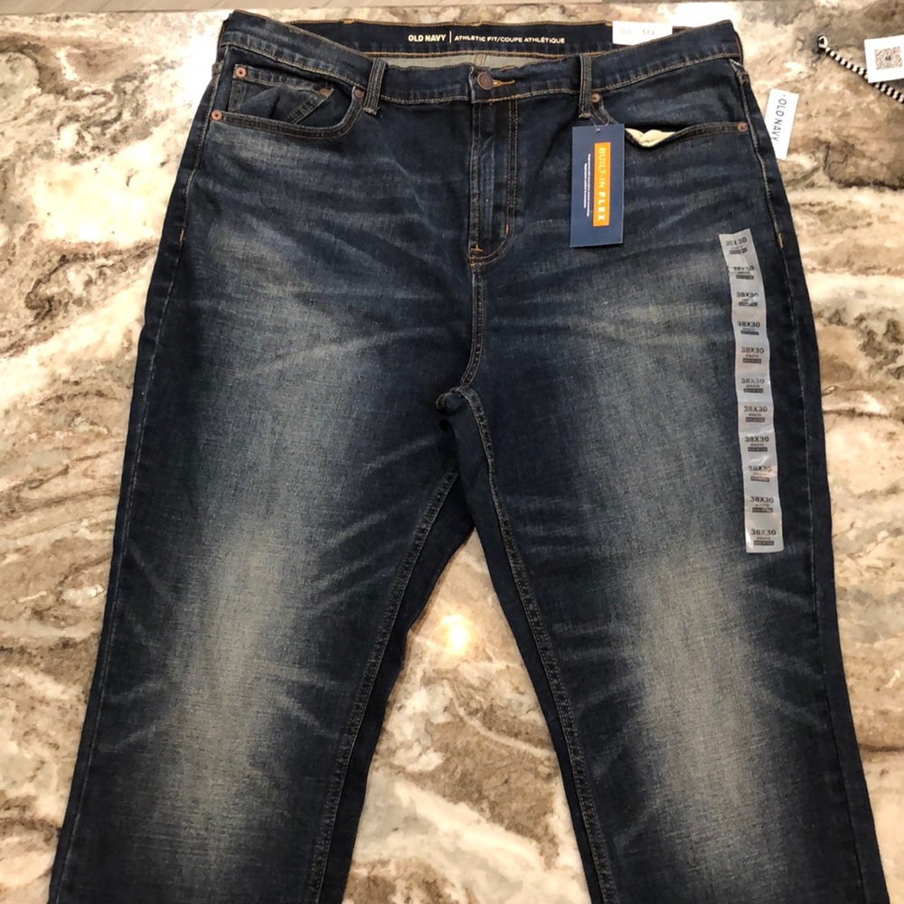 OLD NAVY athletic fit jeans 38x30